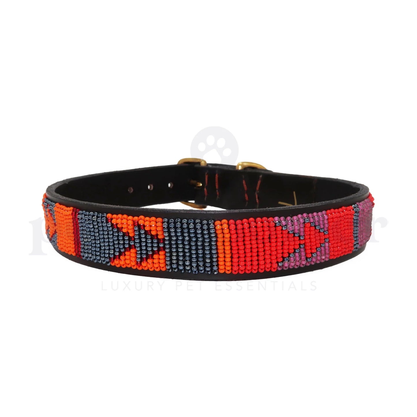 Beaded Dog Collar - Maya