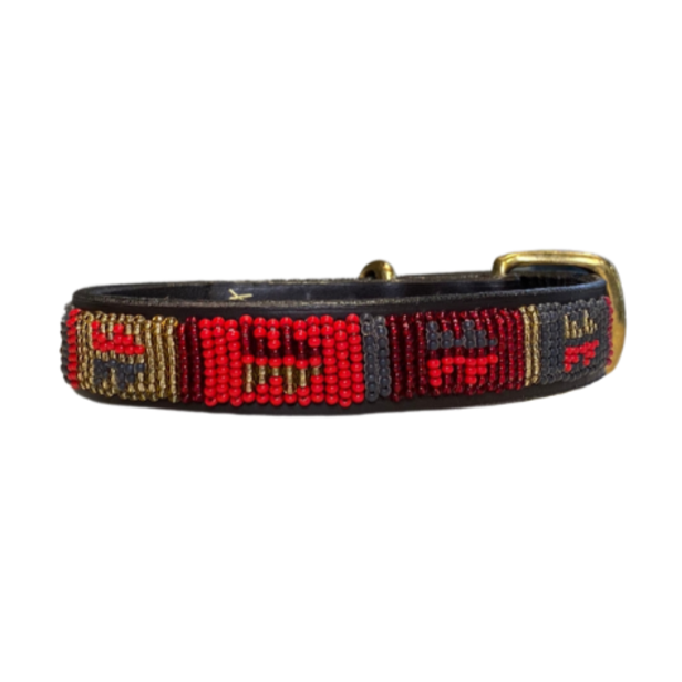 Beaded Dog Collar - Luna