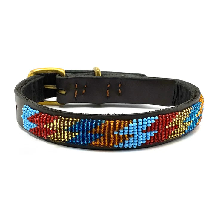 Beaded Dog Collar - Maurice