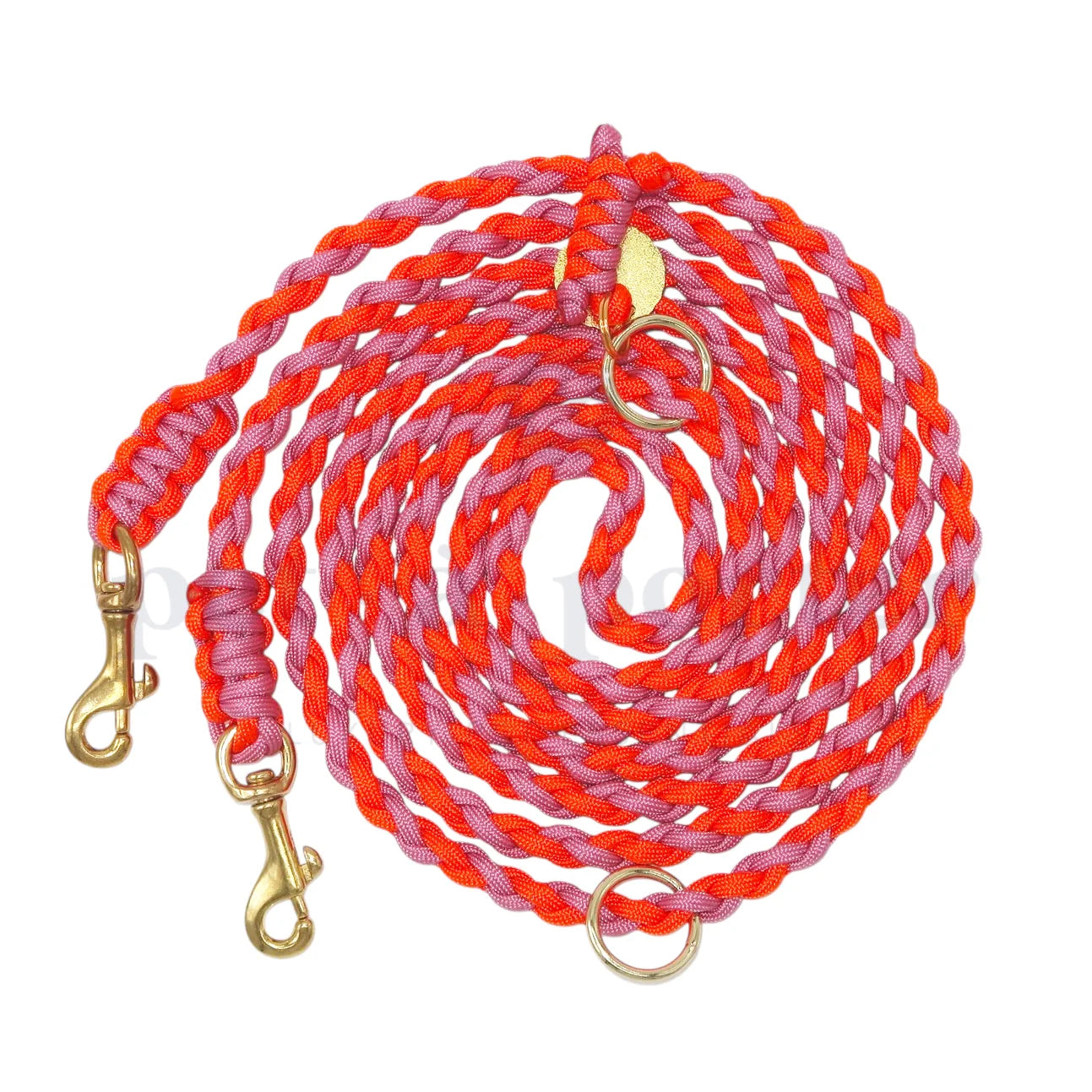 Adjustable Paracord Leash - Sunset