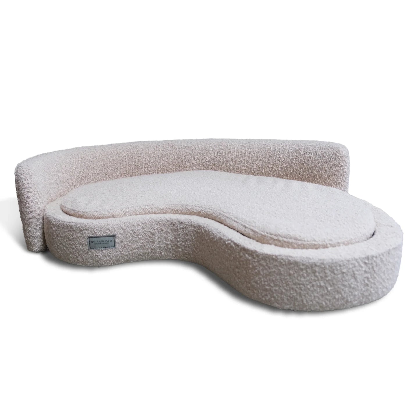 Bouclé Dog Lounge Bed