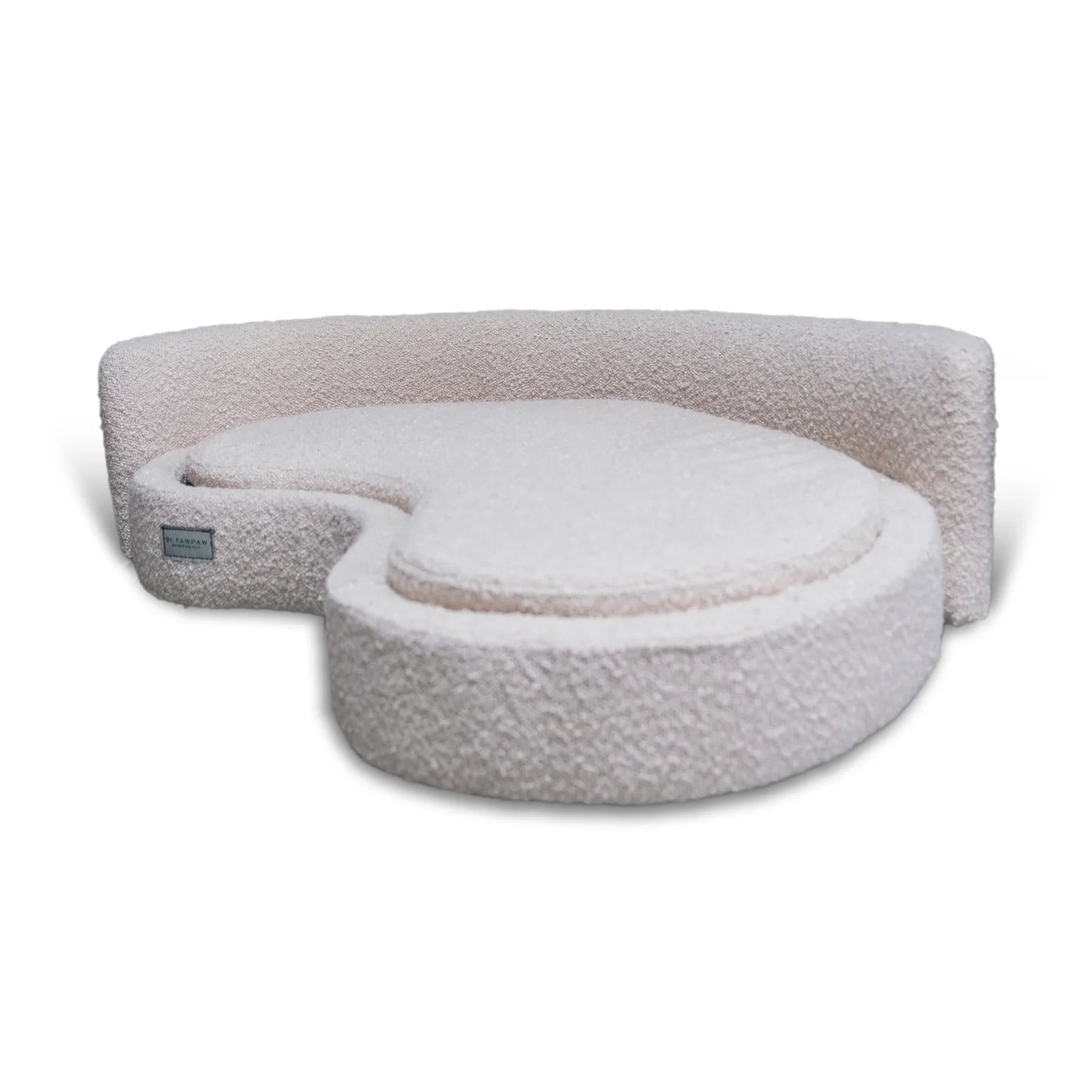 Bouclé Dog Lounge Bed