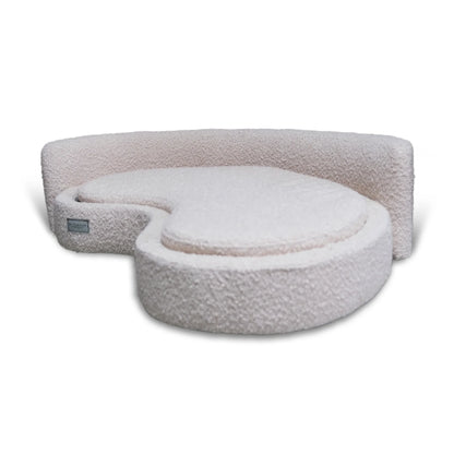 Bouclé Dog Lounge Bed