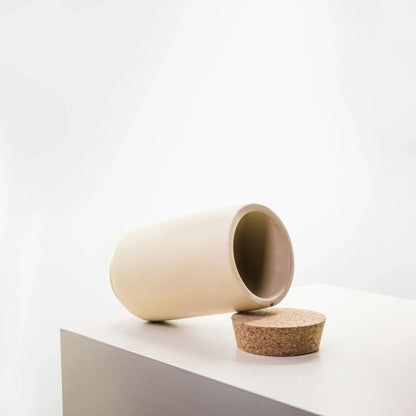 Medium Treat Jar - Camel Brown