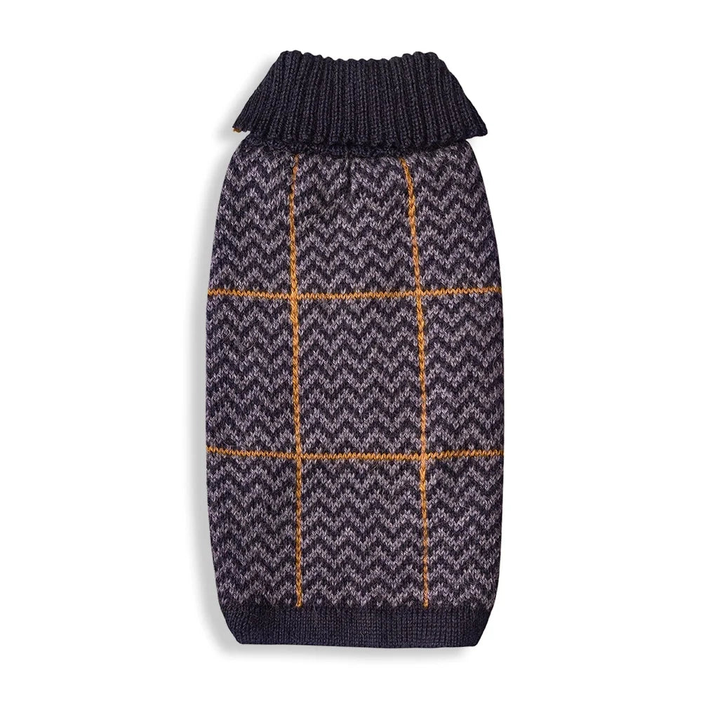 Preppy Blue Alpaca Sweater