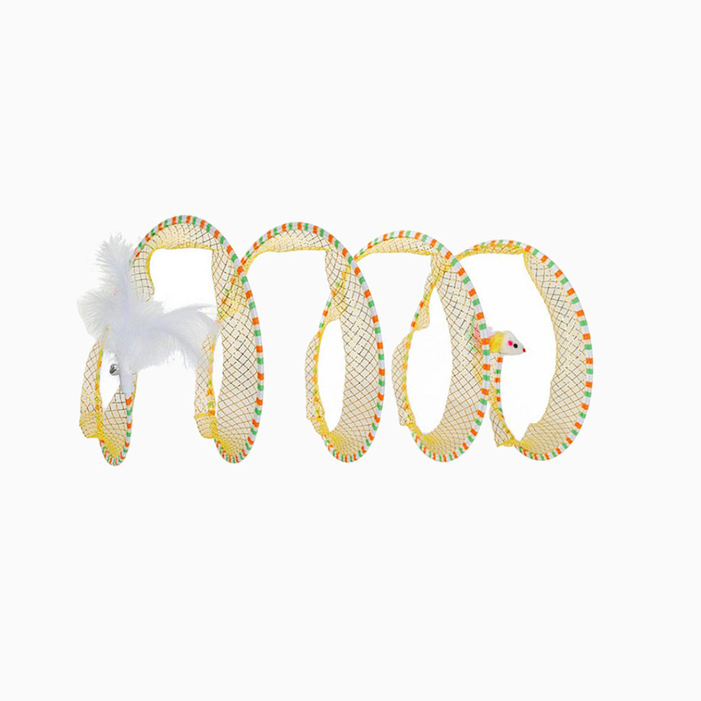 Spiral Cat Tunnel Toy