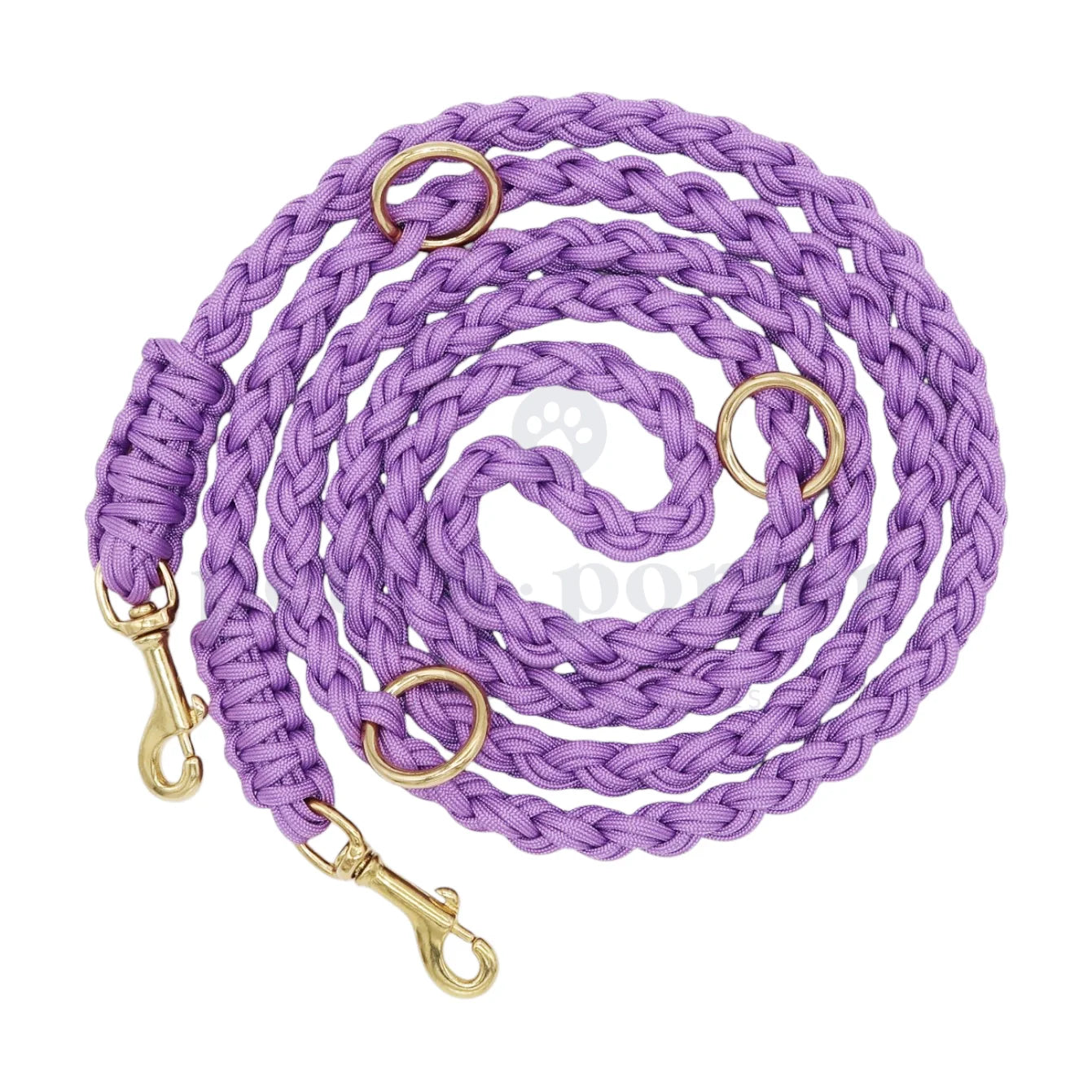 Adjustable Paracord Leash - Lilac