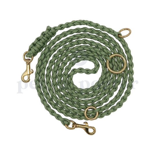 Adjustable Paracord Leash - Avocado