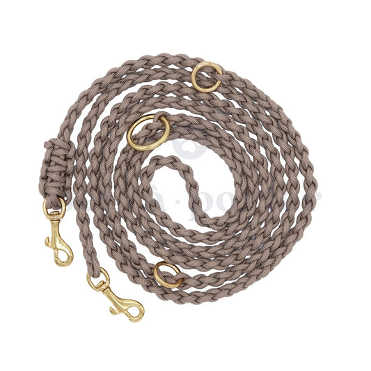 Adjustable Paracord Leash - Tan