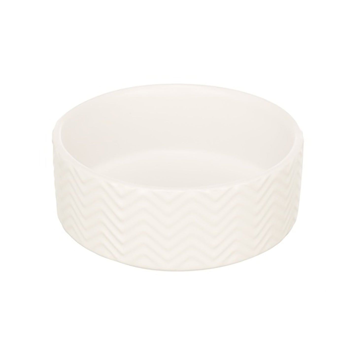 Wave Ceramic Bowl - White