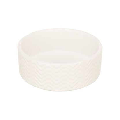 Wave Ceramic Bowl - White