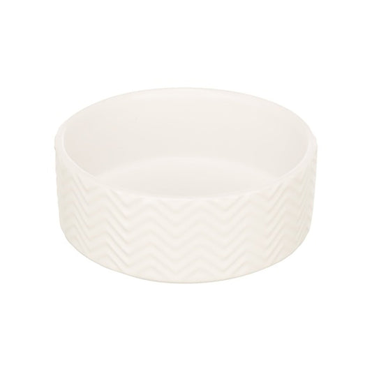 Wave Ceramic Bowl - White
